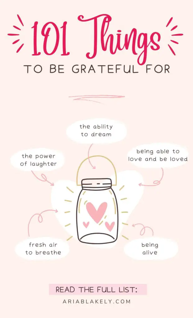 101 Real Things To Be Grateful For