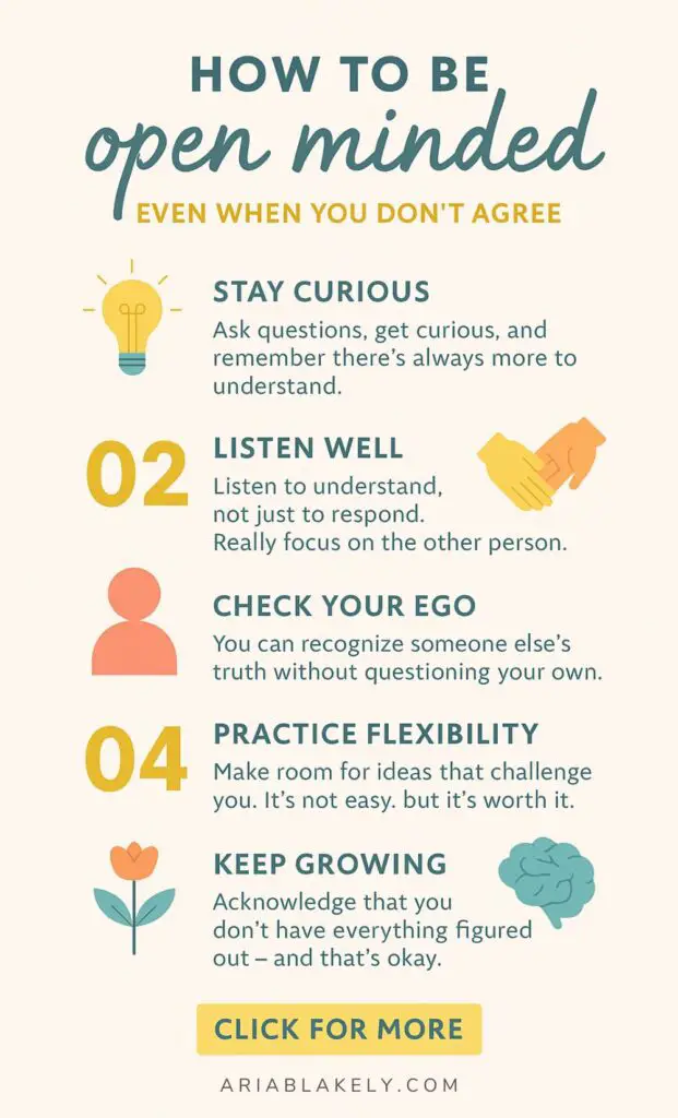 How to Be Open Minded (Even When You Don’t Agree)