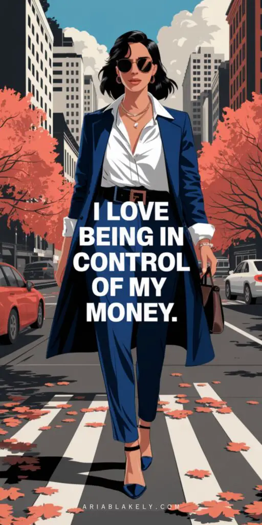 I love being in control of my money