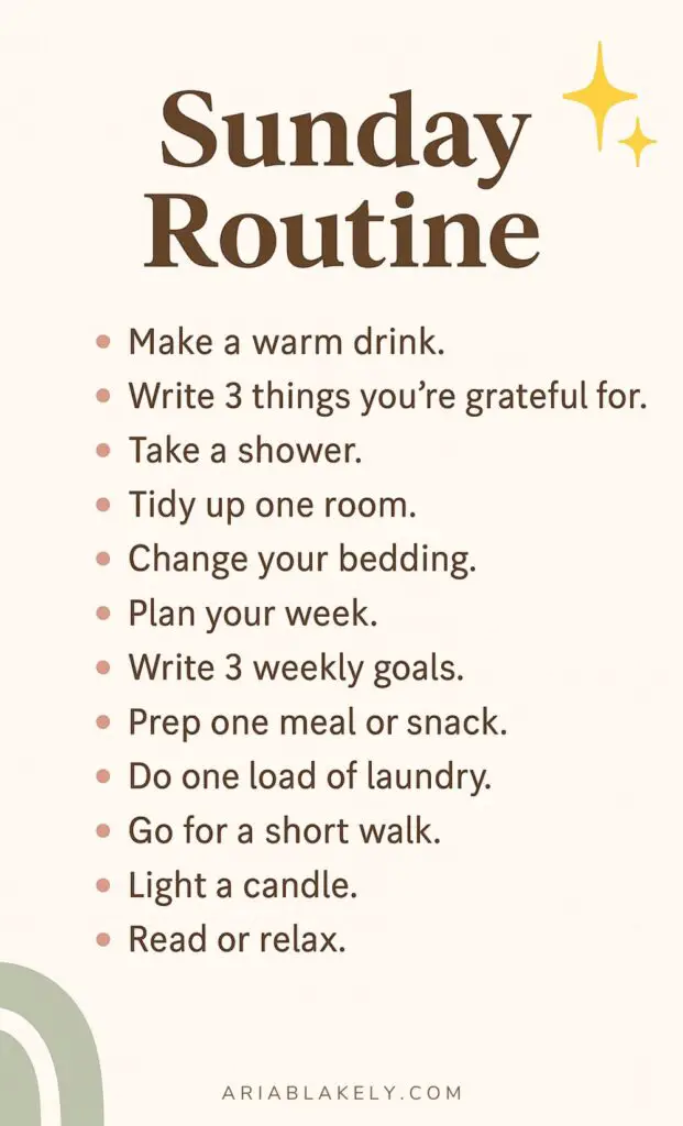 Self Care Sunday Ideas