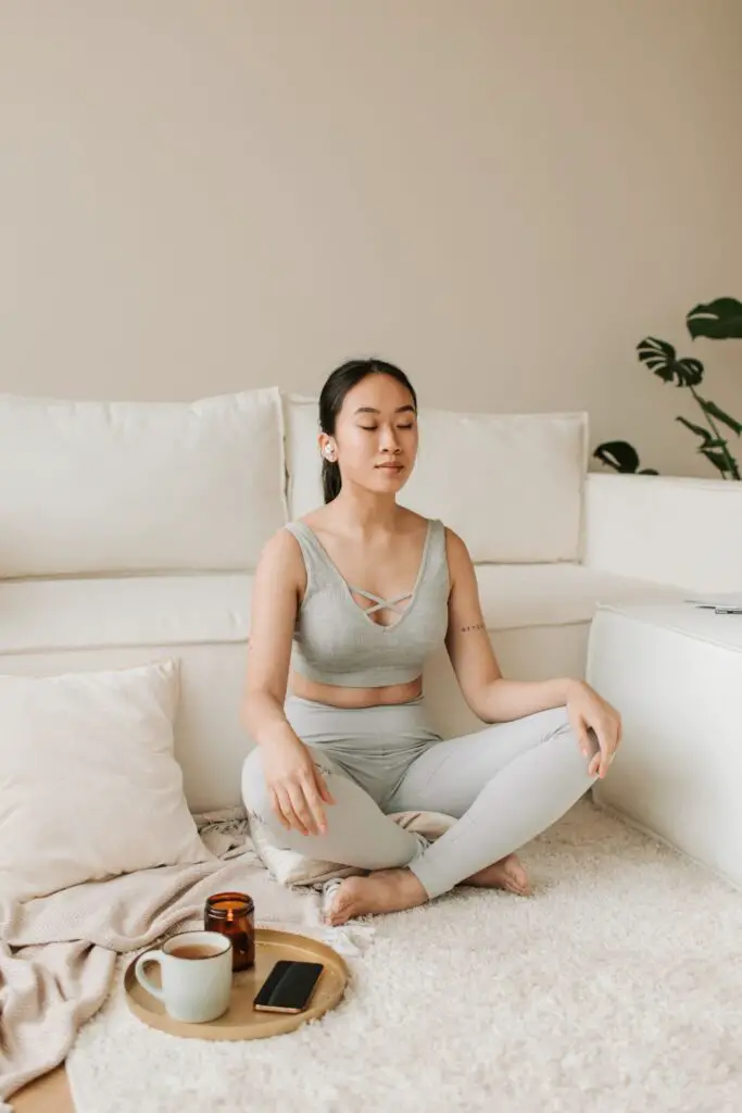 Meditate or practice deep breathing