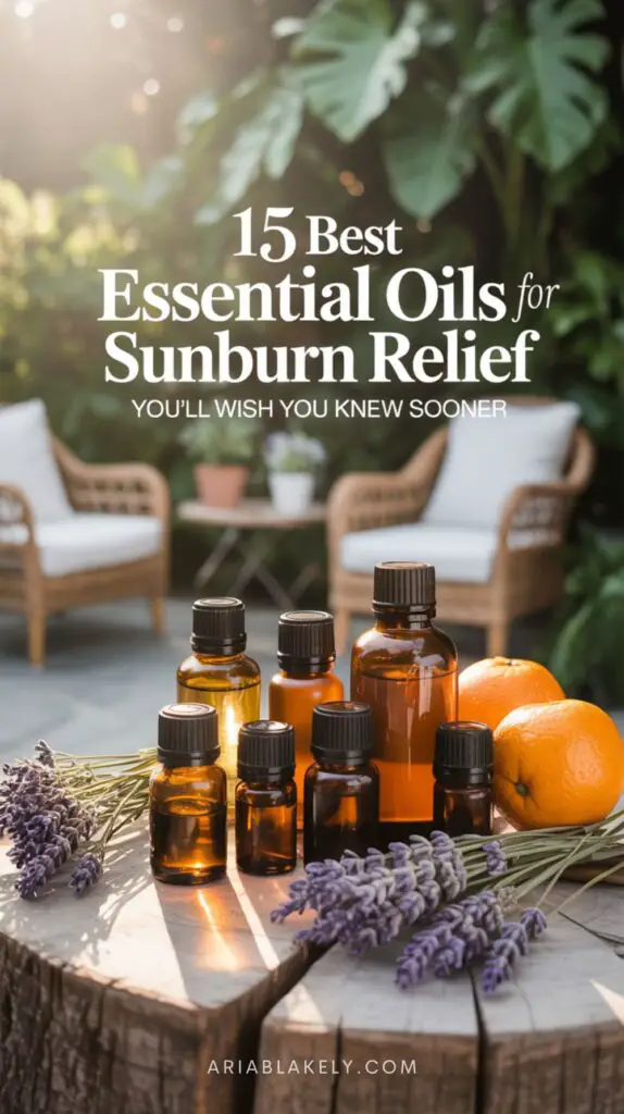 sunburn relief essential oils