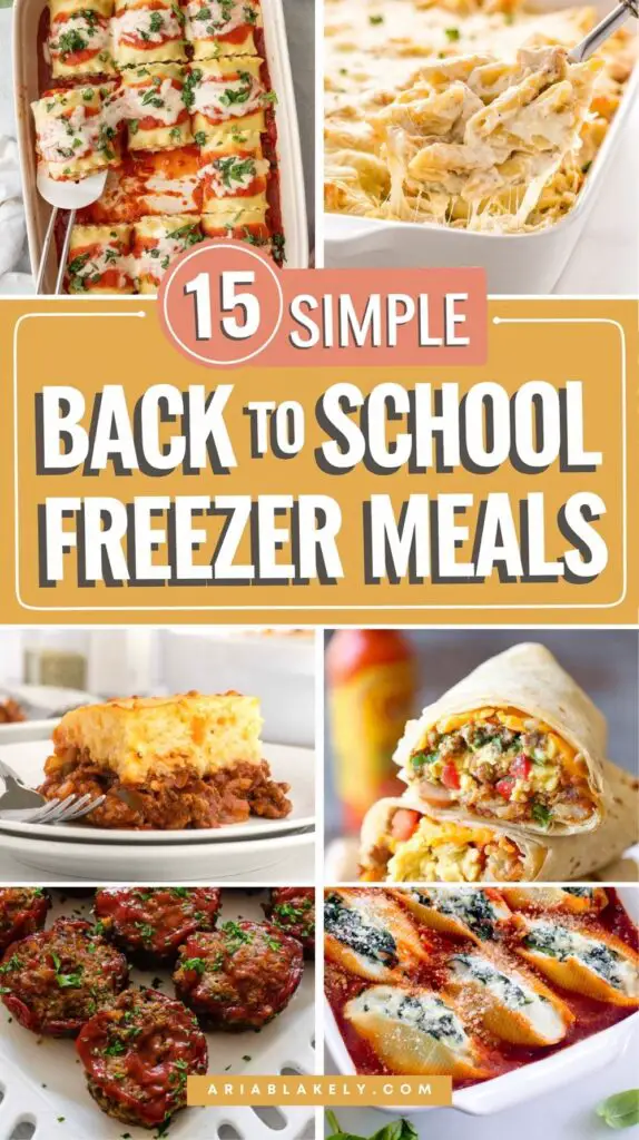 Back-to-School Freezer-Friendly Dinners