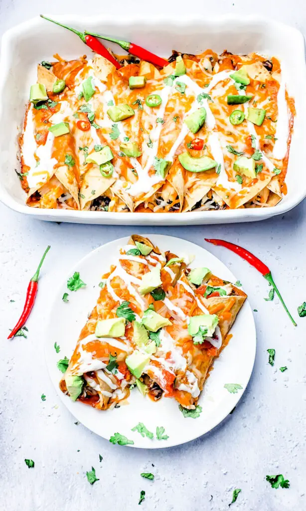Cheesy Chicken Enchiladas Recipe