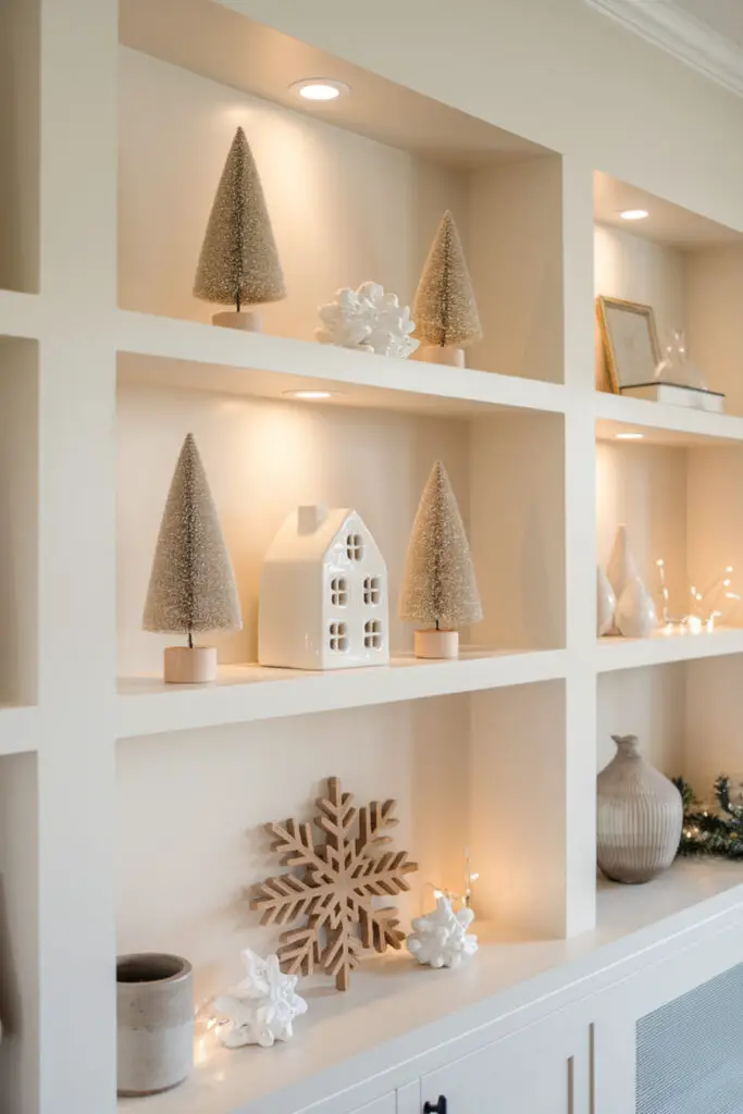 Decorate your open shelves (just a little)