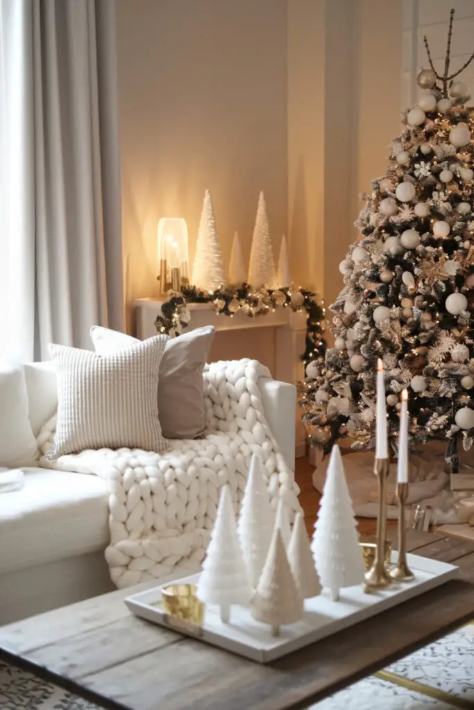 Layer soft neutrals with gold for instant elegance