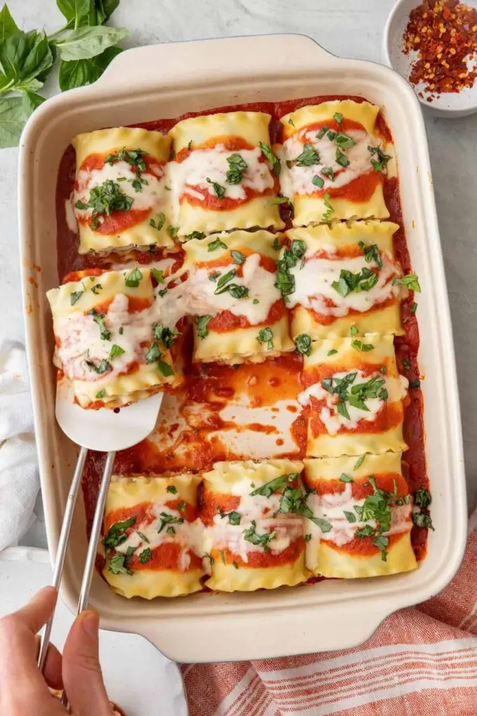 Spinach Lasagna Roll Ups